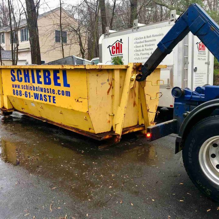 Schiebel Waste Branded roll-off dumpster